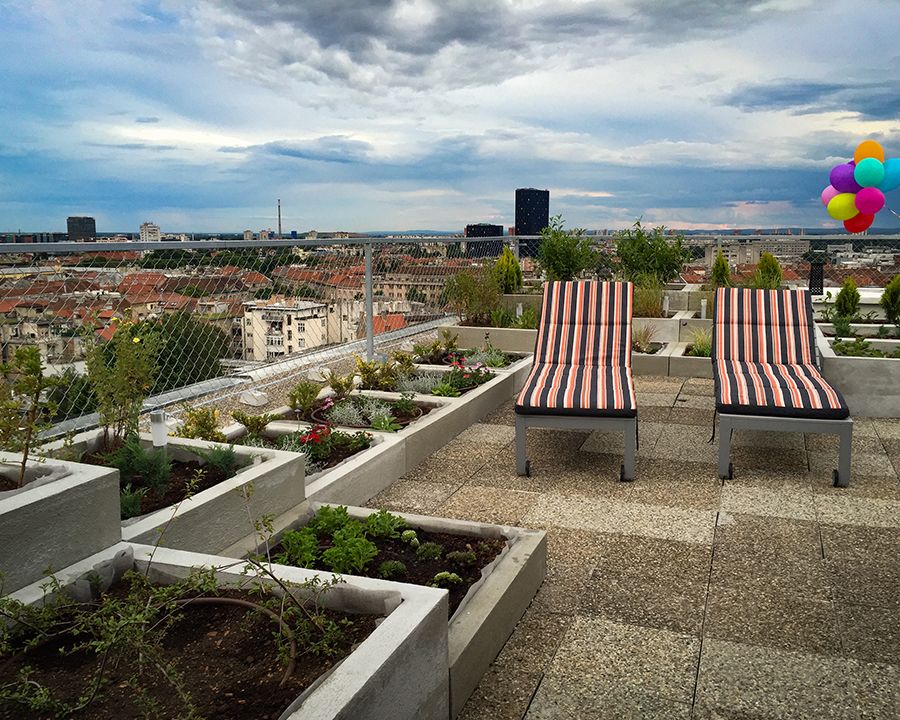 Walkable Flat Roof - terace with a view